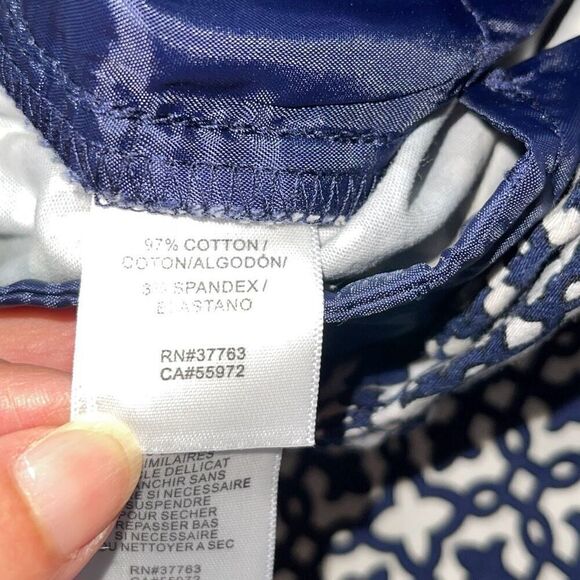 Laundry‎ by Shelli Segal Womens Fleur De Lis Flat Front Shorts Size 6 - Picture 6 of 8